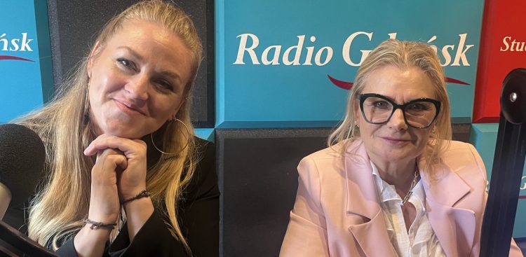 Agnieszka Łabuda-Wiatr, Grażyna Auguścik (fot. Radio Gdańsk/Joanna Merecka-Łotysz)