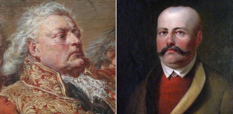 Adam Poniński i Tadeusz Rejtan (fot. Wikimedia Commons)