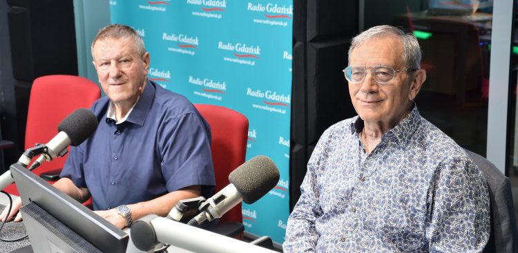Adam Liszczewski i prof. Marek Grzybowski (fot. Radio Gdańsk/Adrian Kasprzycki)