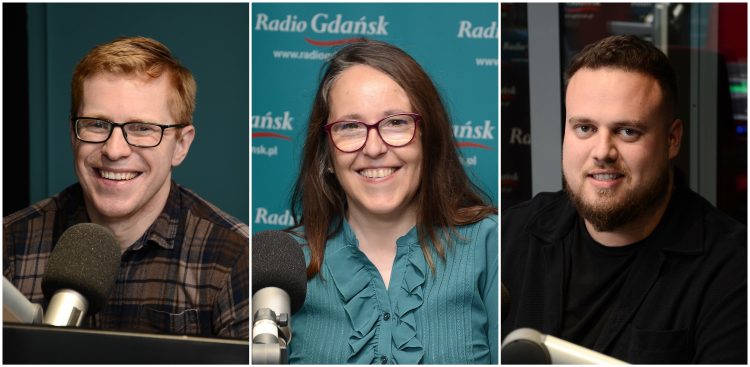 Andrzej Skiba, Kamila Błaszczyk i Marcin Makowski (fot. Radio Gdańsk/Adrian Kasprzycki)