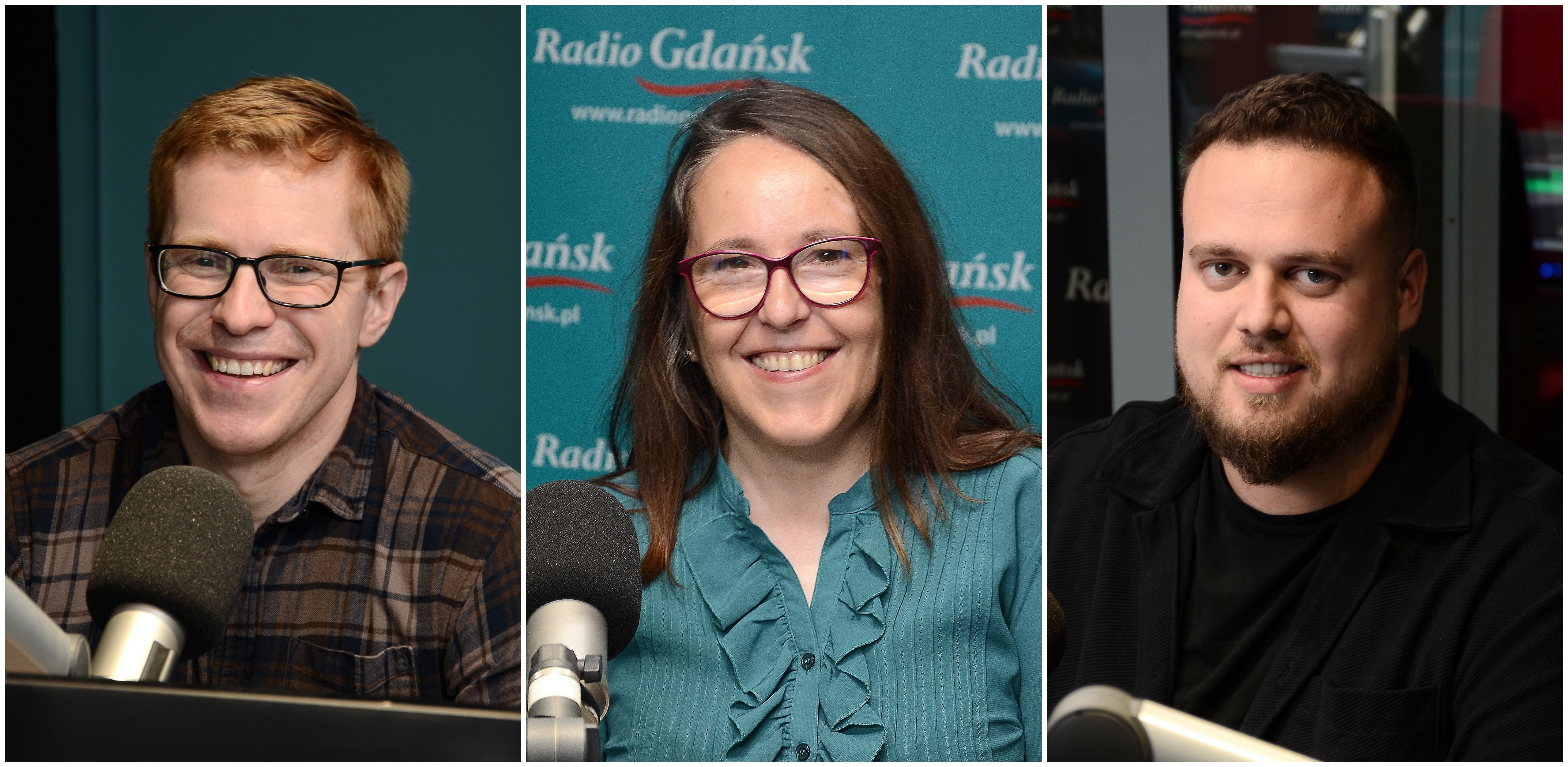 Andrzej Skiba, Kamila Błaszczyk i Marcin Makowski (fot. Radio Gdańsk/Adrian Kasprzycki)
