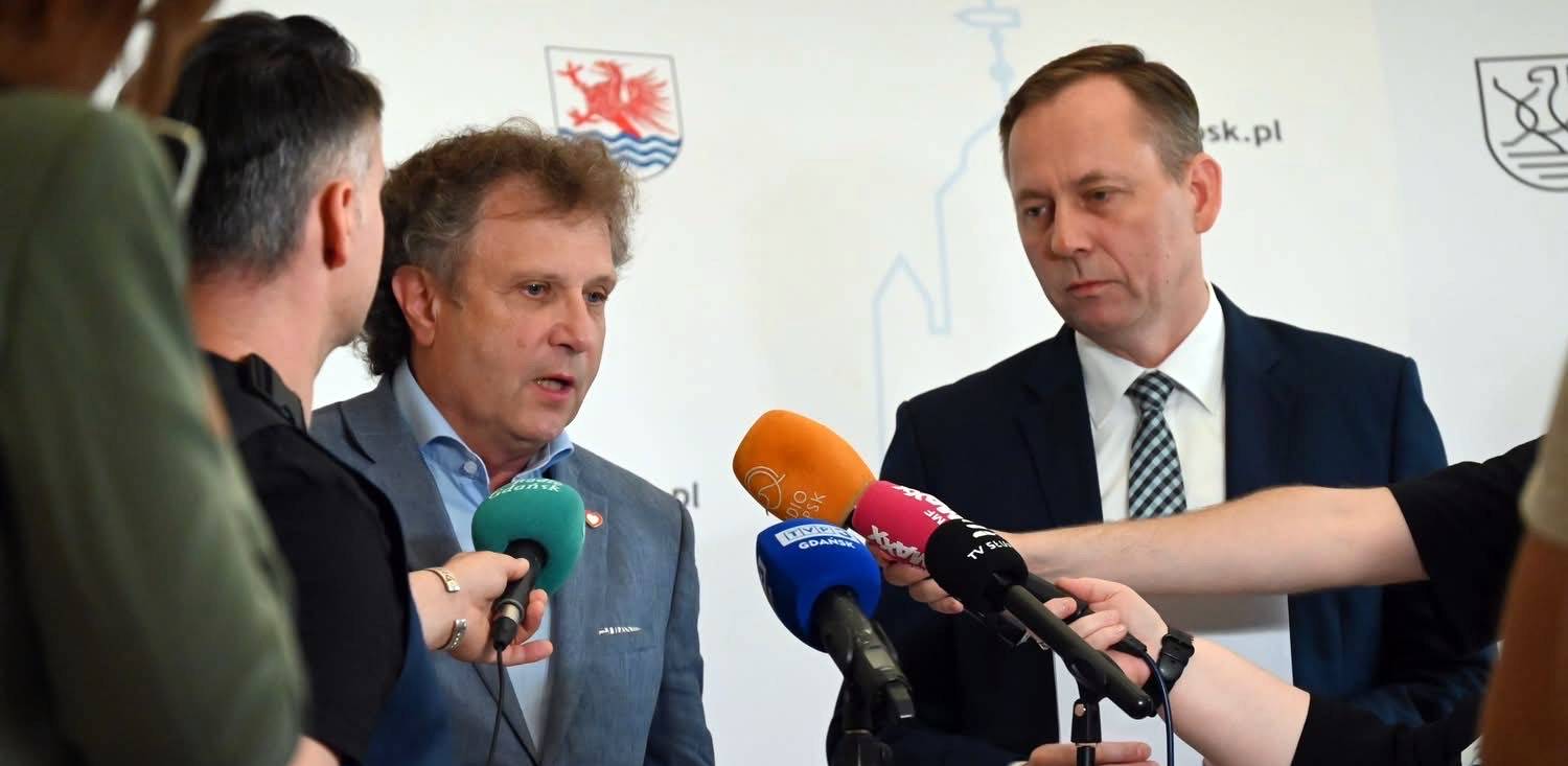 Jacek Karnowski w Słupsku, 12.08.2025 r. (fot. Radio Gdańsk/Jacek Kosik)