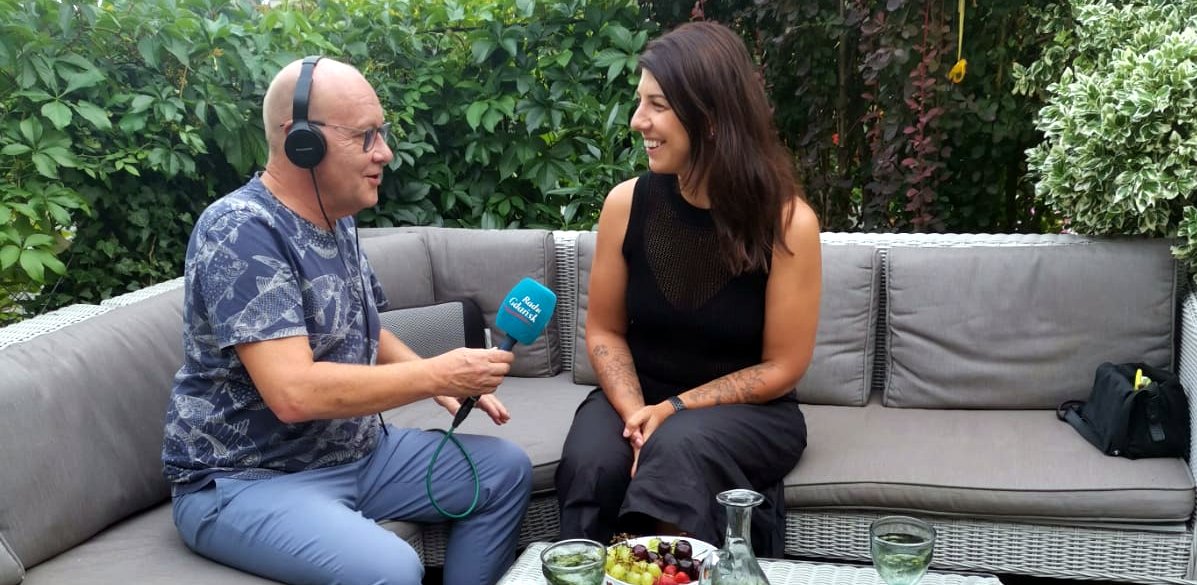 Włodzimierz Raszkiewicz i Joanna Niklas (fot. Radio Gdańsk)