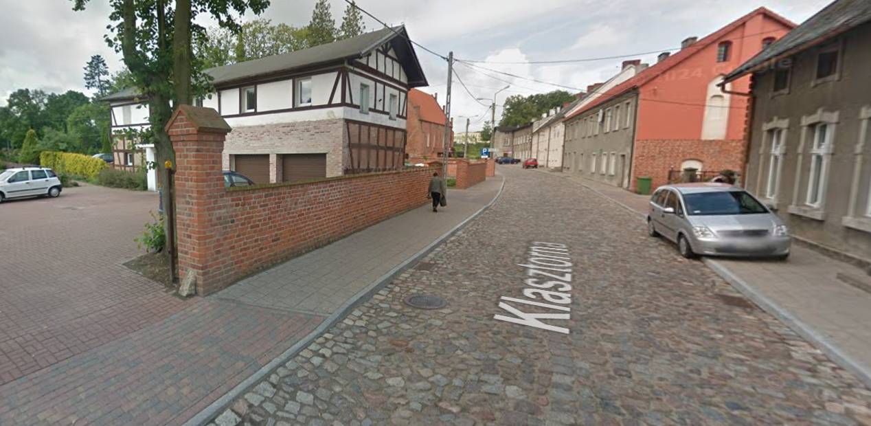 Ul. Klasztorna w Kartuzach (fot. Google Maps)