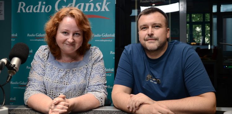 Marzena Bakowska i Łukasz Rudziński (fot. Radio Gdańsk)