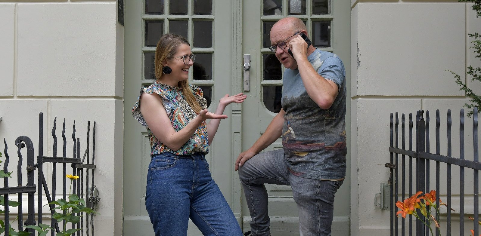 Marzena Grochowska i Włodek Raszkiewicz (fot. Radio Gdańsk/Pola Malańska)