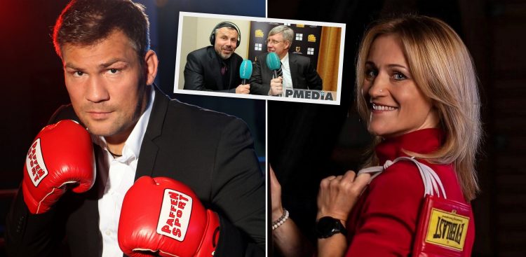 Dariusz Michalczewski i Iwona Guzowska (fot. Iwona Guzowska/Dariusz "Tiger" Michalczewski/Facebook/Radio Gdańsk)