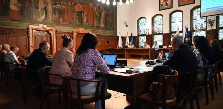 Posiedzenie Rady Miejskiej w Słupsku (fot. Radio Gdańsk/Łukasz Kosik)
