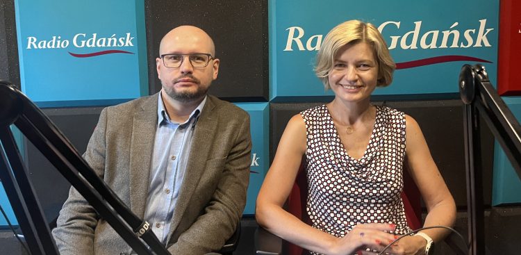Wojciech Chamier-Gliszczyński i Agnieszka Zielińska (fot. Radio Gdańsk/Joanna Merecka-Łotysz)