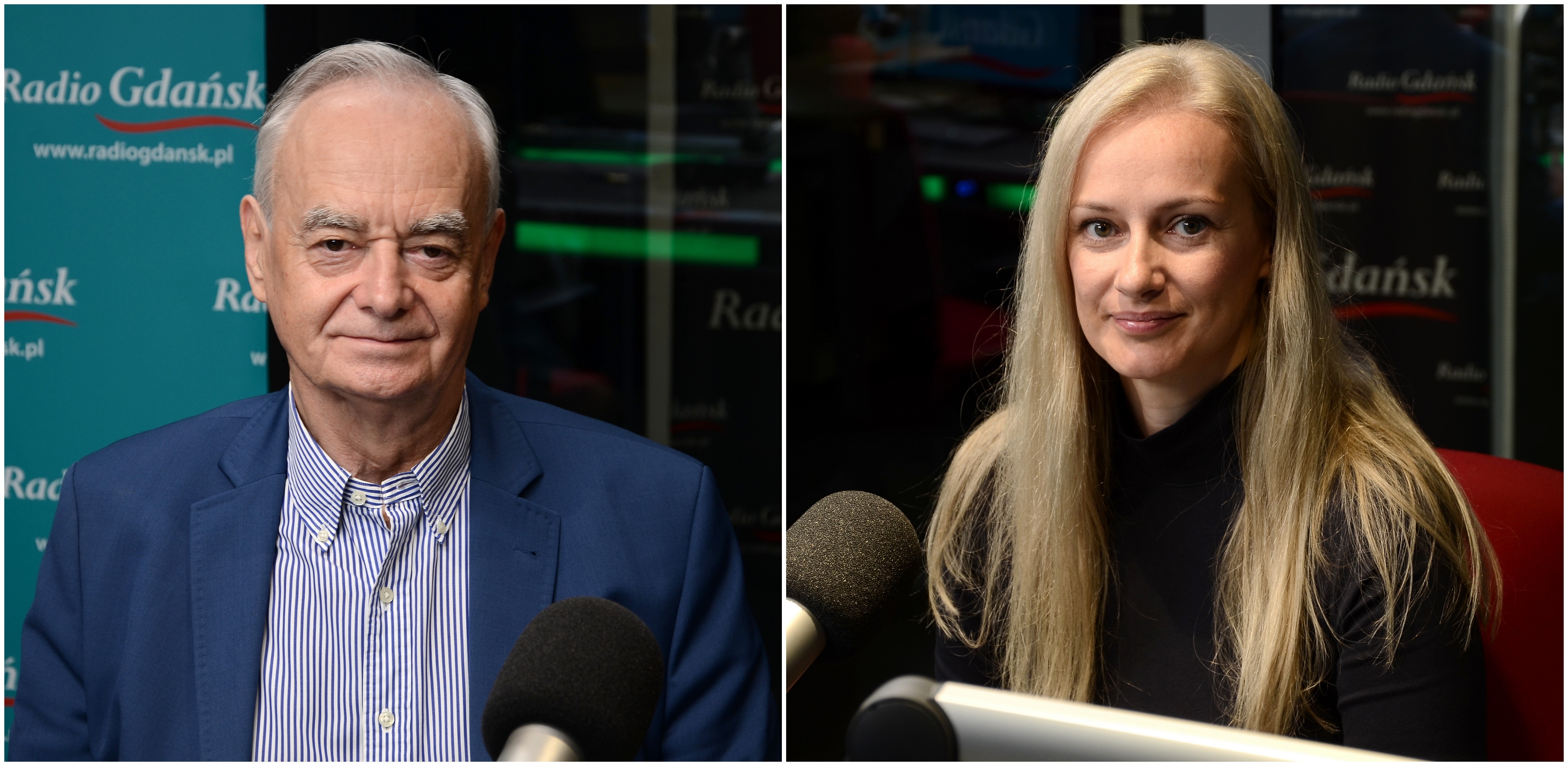 Zbigniew Canowiecki i Joanna Ryngwelska (fot. Radio Gdańsk/Adrian Kasprzycki)