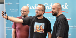 Adrian Werner, Filip Jędruch i Michał Wesołek (fot. Radio Gdańsk/Adrian Kasprzycki)