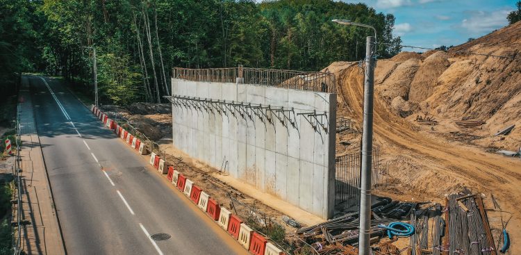 Prace przy budowie obwodnicy Witomina (fot. M. Mielewski/ZDiZ Gdynia)