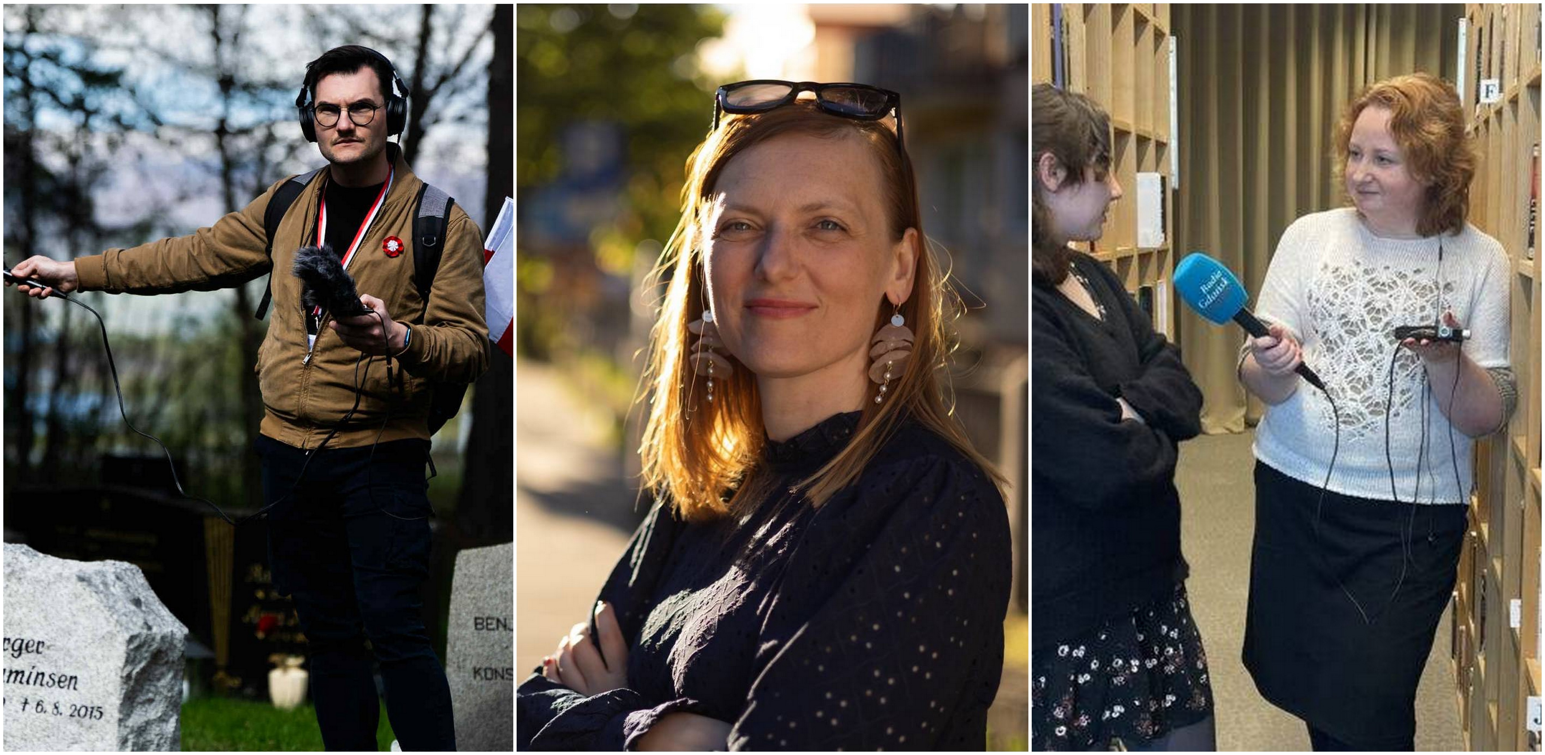 Od lewej: Daniel Wojciechowski, Alicja Samolewicz-Jeglicka, Marzena Bakowska-Olszowy (fot. Mikołaj Zawiślak/Radio Gdańsk/mbp.sopot.pl)