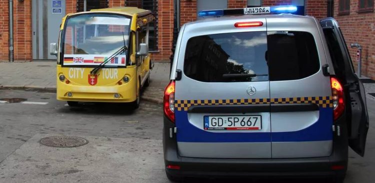 Akcja kontroli meleksów w Gdańsku (fot. Straż Miejska w Gdańsku)