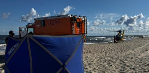 Miejsce zdarzenia (fot. KPP Nowy Dwór Gdański)