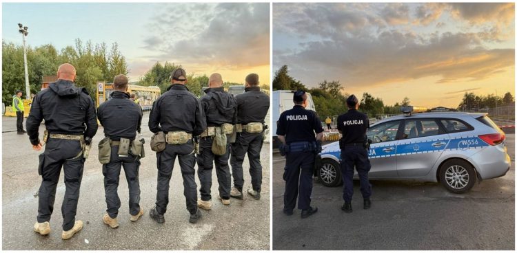 Policja zabezpiecza festiwal Sunrise (fot. KPP w Kołobrzegu)