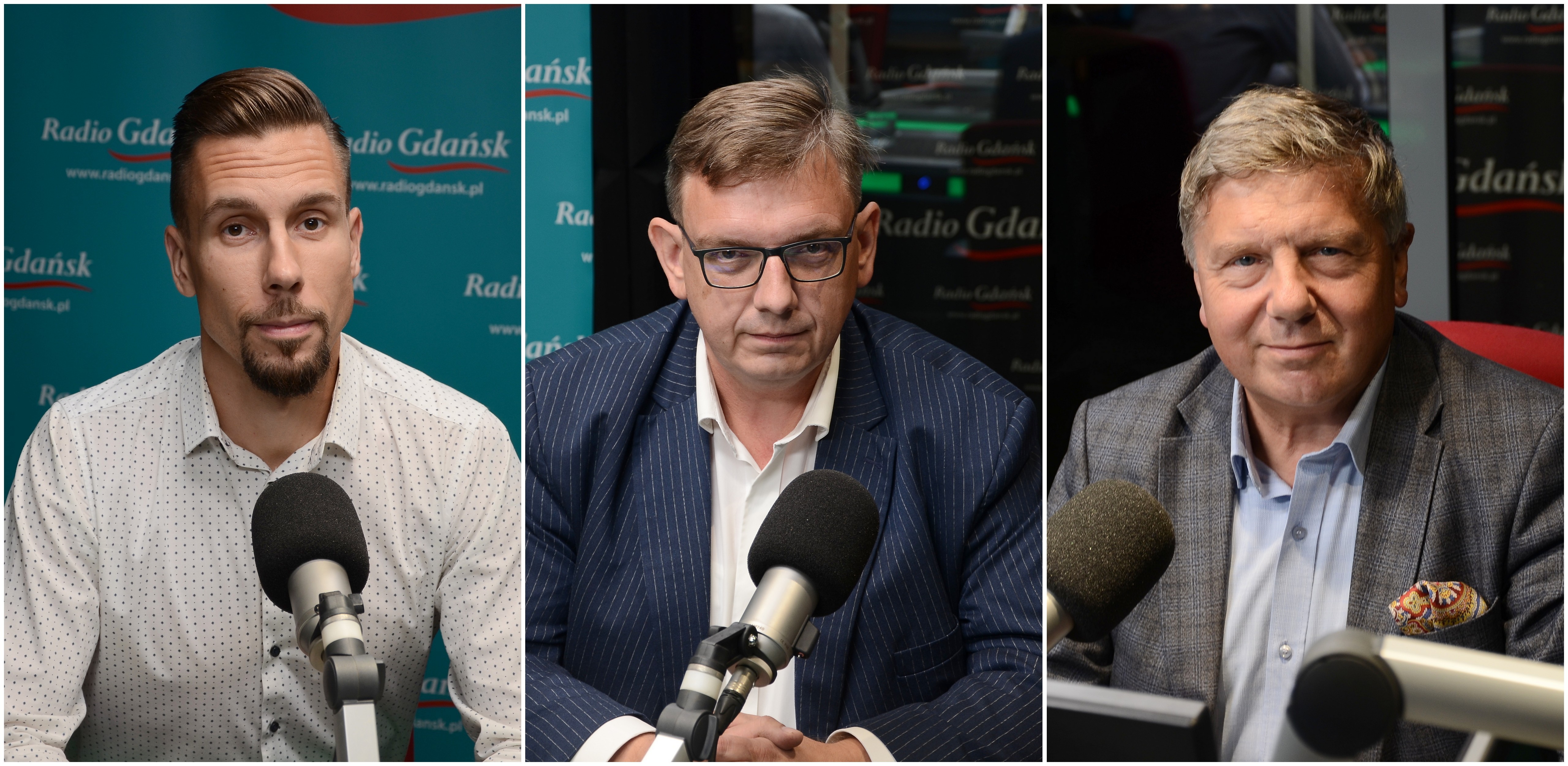 Łukasz Bejm, Paweł Cywiński i Piotr Karczewski (fot. Radio Gdańsk/Adrian Kasprzycki)