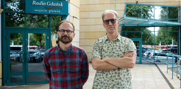 Dr Bartosz Filip i Tomasz Żółtowski (fot. Radio Gdańsk)