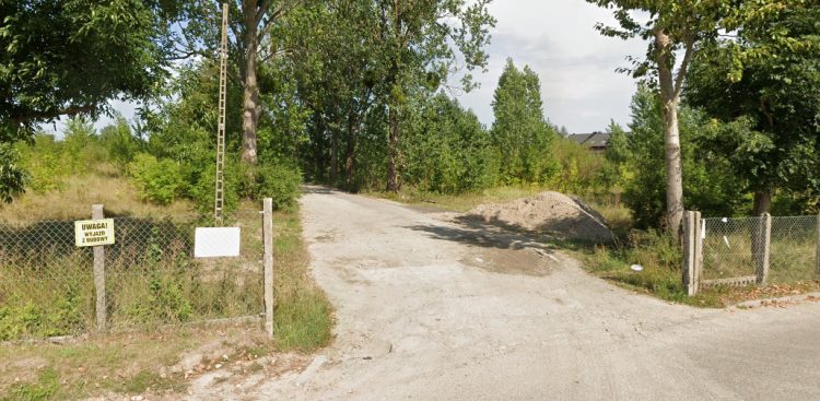 Wjazd na ulicę Tczewskich Saperów (fot. Google Street View)