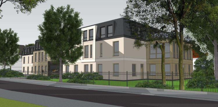 Wizualizacja budynku Hospicjum im. ks. Dutkiewicza po remoncie (fot. mat. pras.)