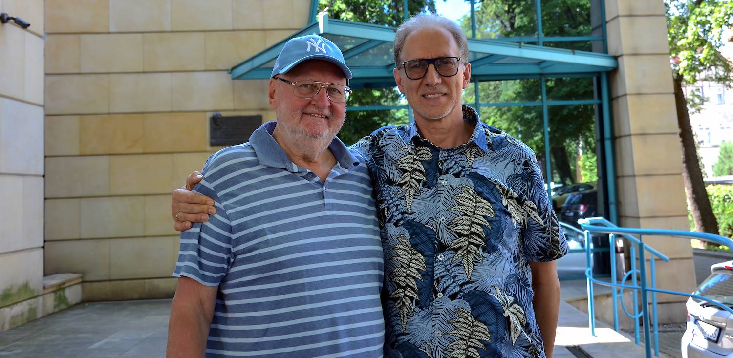 Janusz Zaorski i Tomasz Żółtowski (fot. Radio Gdańsk/Paweł Marszałkowski)