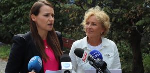 Agnieszka Pomaska i Magdalena Kołodziejczak (fot. Radio Gdańsk/Oskar Bąk)