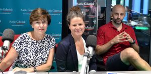 Grażyna Czajkowska, Aleksandra Gosk, Jakub Świderski (fot. Radio Gdańsk/Martyna Krawcewicz)