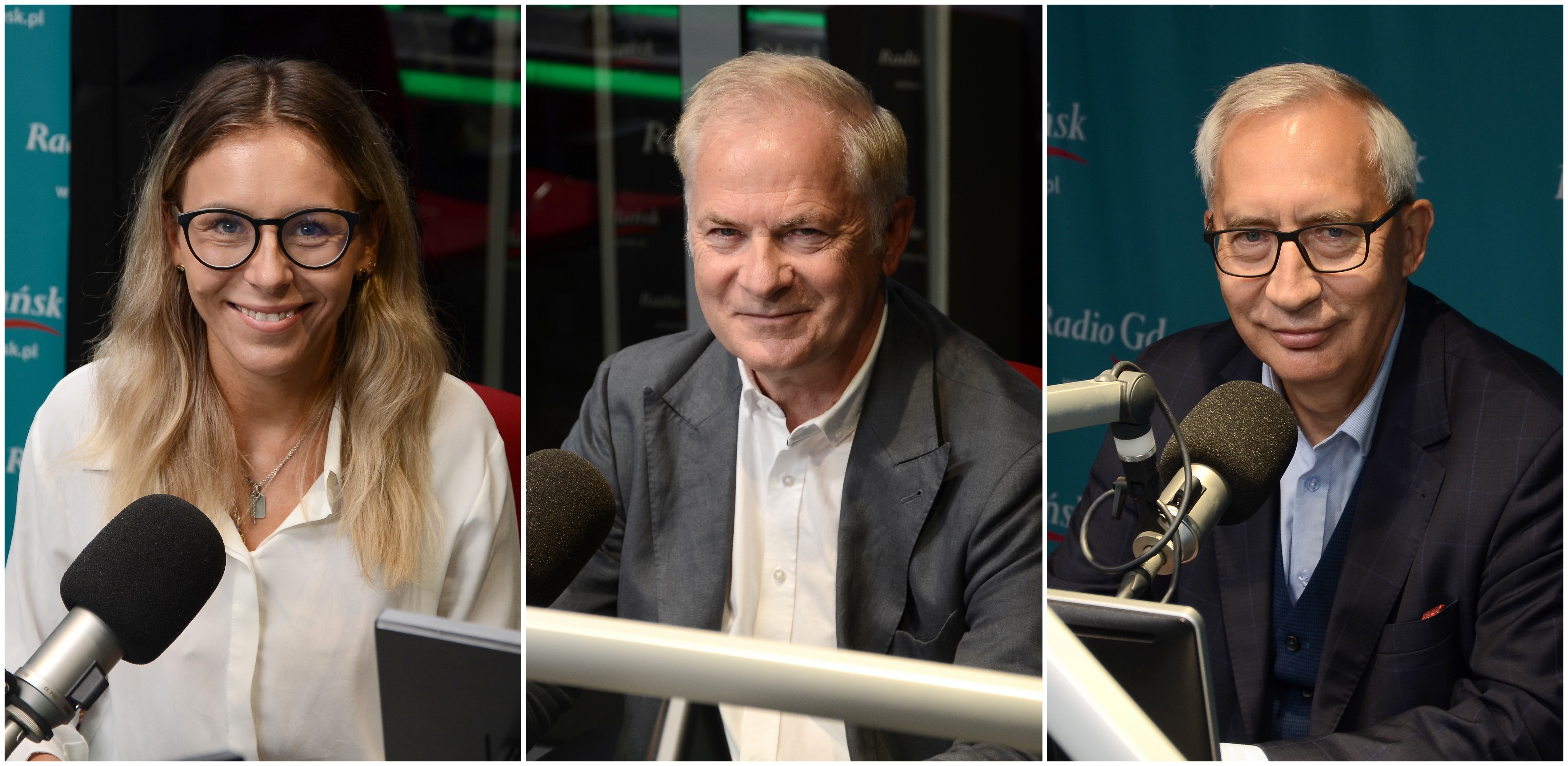 Agnieszka Buczyńska, Sławomir Rybicki i Kazimierz Smoliński (fot. Radio Gdańsk/Adrian Kasprzycki)