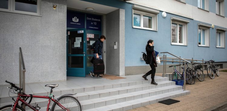 Akademiki Uniwersytetu Gdańskiego przy ulicy Polanki w Gdańsku (fot. Krzysztof Mystkowski/KFP)