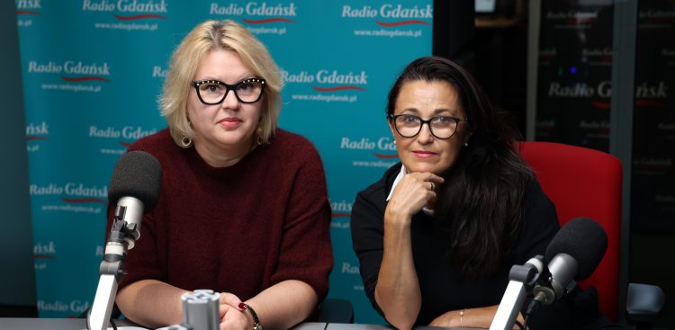 Aleksandra Harasiuk i Izabela Grajek-Czabajska (fot. Radio Gdańsk/Adrian Kasprzycki)