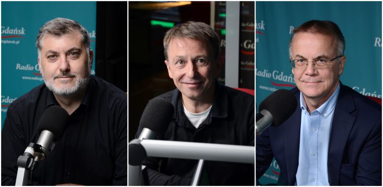 Artur Dziambor, Patryk Gabriel i Jarosław Sellin (fot. Radio Gdańsk/Adrian Kasprzycki)