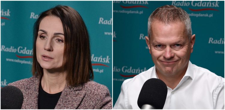 Beata Rutkiewicz i Marcin Modrzejewski (fot. Radio Gdańsk/Adrian Kasprzycki)