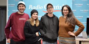 Jakub Ehrlich, Monika Tomczyk, Michał Derlatka, Agata Olszewska (fot. Radio Gdańsk/Martyna Krawcewicz)