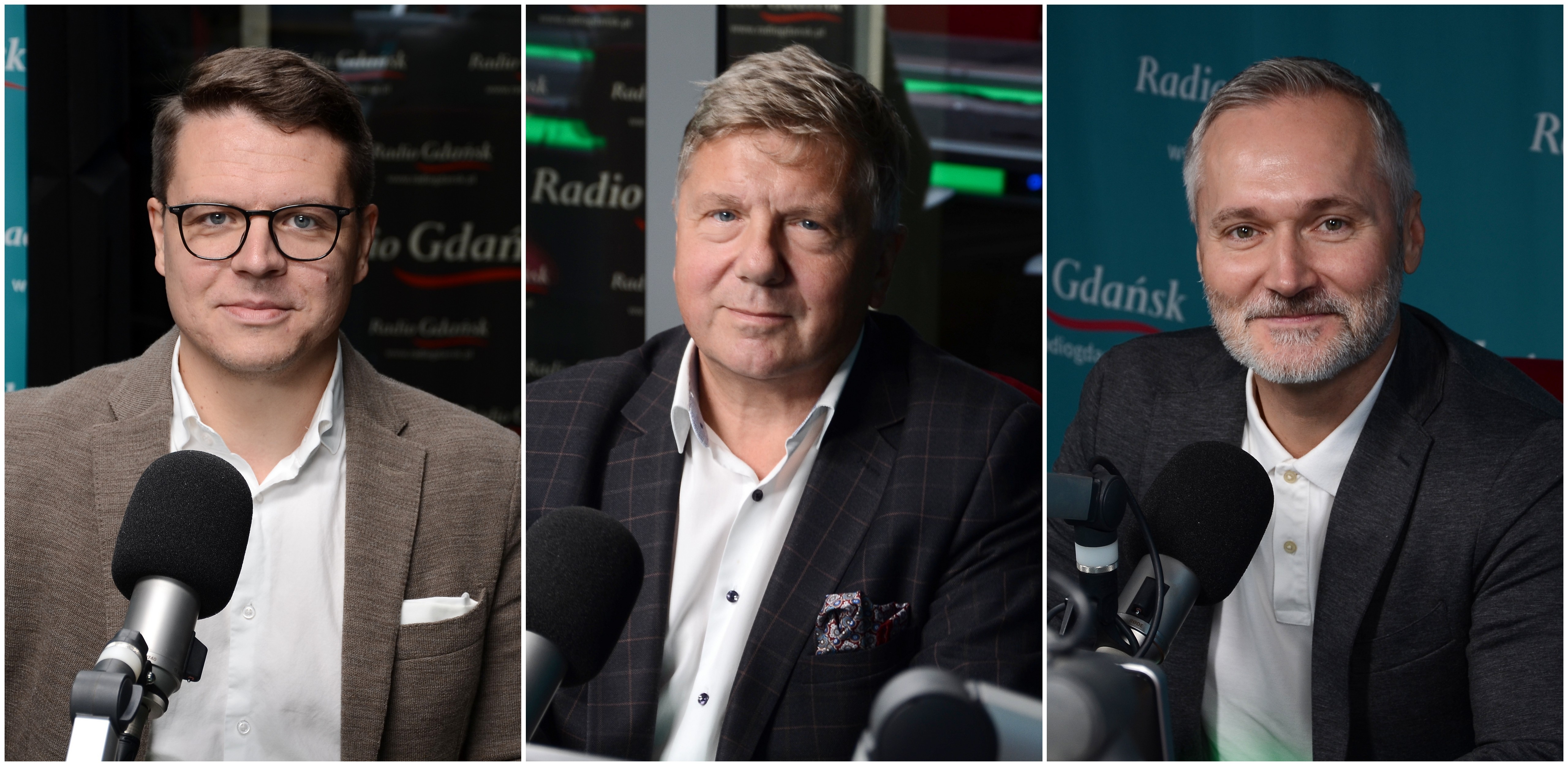 Krzysztof Szymański, Piotr Karczewski, Jarosław Wałęsa (fot. Radio Gdańsk/Adrian Kasprzycki)