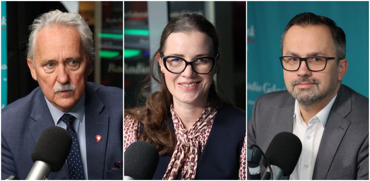 Leszek Czarnobaj, Wioleta Tomczak i Marcin Horała (fot. Radio Gdańsk/Adrian Kasprzycki)