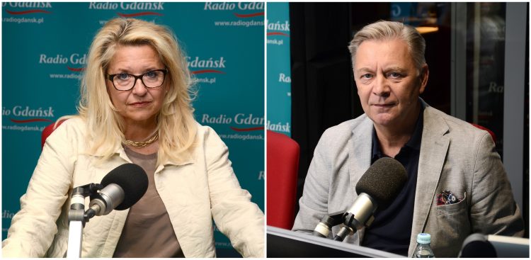 Małgorzata Tobiszewska i Roman Walasiński (fot. Radio Gdańsk/Adrian Kasprzycki)