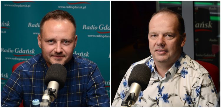 Mateusz Marmołowski i Szczepan Sakowicz (fot. Radio Gdańsk/Adrian Kasprzycki)