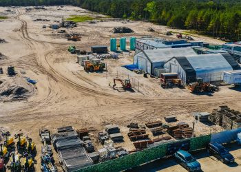 Teren budowy pierwszej elektrowni jądrowej w Polsce (Fot. Polskie Elektrownie Jądrowe)