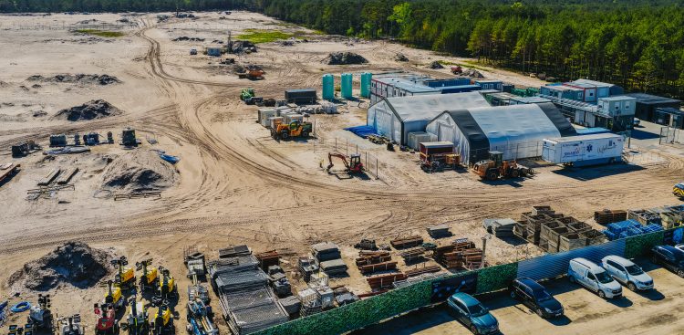 Teren budowy pierwszej elektrowni jądrowej w Polsce (Fot. Polskie Elektrownie Jądrowe)