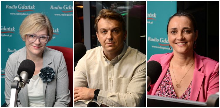 Joanna Rogowska, dr hab. Michał Brzeziński i prof. dr hab. Anna Szumilewicz (fot. Radio Gdańsk/Adrian Kasprzycki)