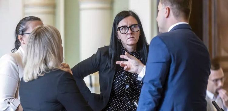 Sylwia Cisoń w Radzie Miasta Gdańska (Fot. Piotr Wittman/gdansk.pl)