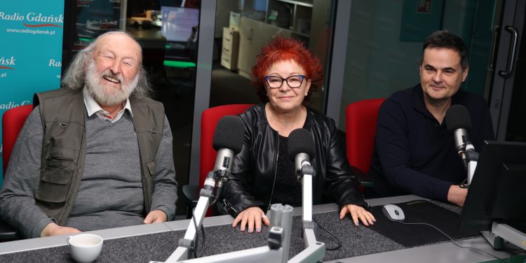 Tadeusz Woźniak, Ryszarda Wojciechowska i Krzysztof Katka (fot. Radio Gdańsk/Adrian Kasprzycki)