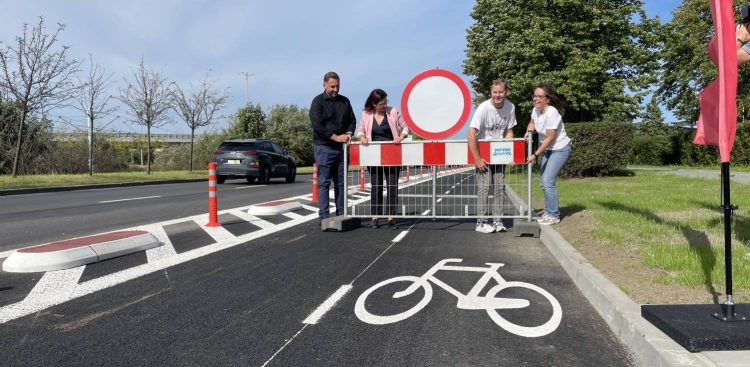 Otwarcie gdańskiej ekostrady rowerowej, 20.09.2025 r. (fot. Radio Gdańsk/Tymon Nieśmiałek)