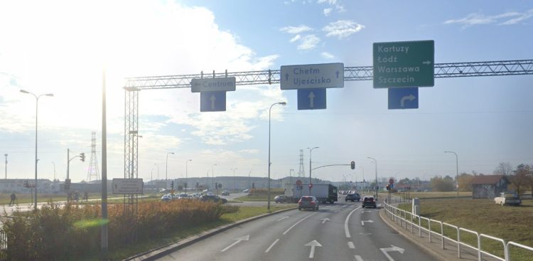 Skrzyżowanie ul. Łostowickiej z al. Armii Krajowej (fot. Google Street View)