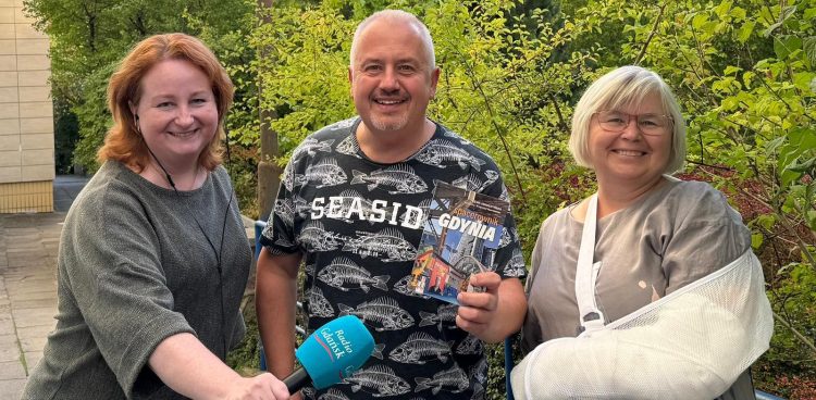 Marzena Bakowska, Krzysztof Nowotarski. Ewa Jaroszyńska (Fot. Radio Gdańsk)