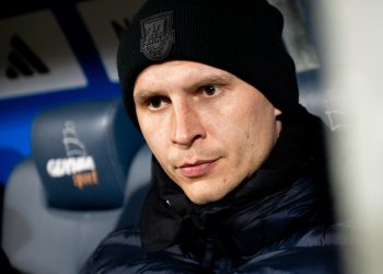 Dawid Szwarga nie poprowadzi Arki Gdynia w kolejnym meczu (foto: Mateusz Słodkowski / KFP / Trojmiasto.pl)