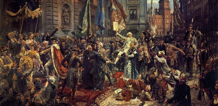 Obraz Jana Matejki "Konstytucja 3 Maja 1791 roku" (fot. Wikimedia Commons)