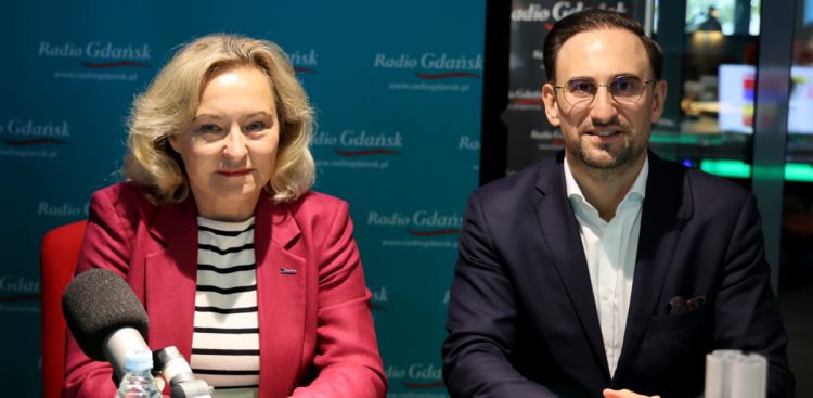 Marta Chełkowska i Cezary Maciołek (fot. Radio Gdańsk/Martyna Krawcewicz)