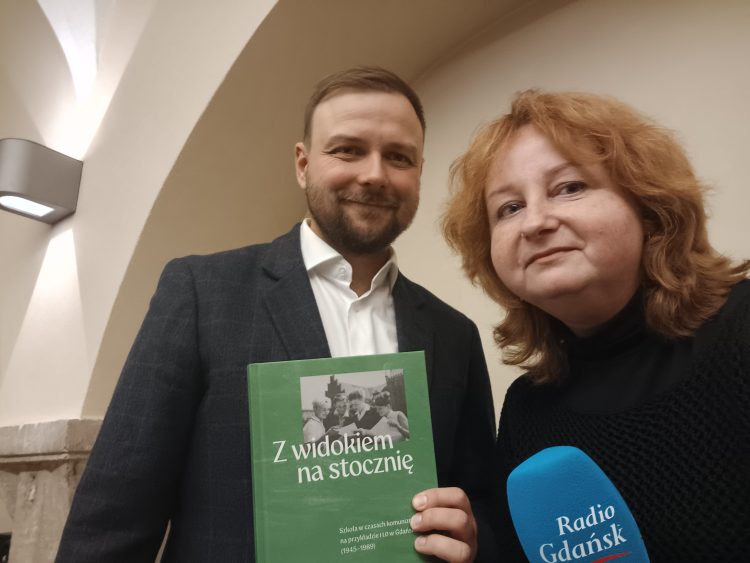 Jan Hlebowicz i Marzena Bakowska (fot. M.Bakowska/Radio Gdańsk)