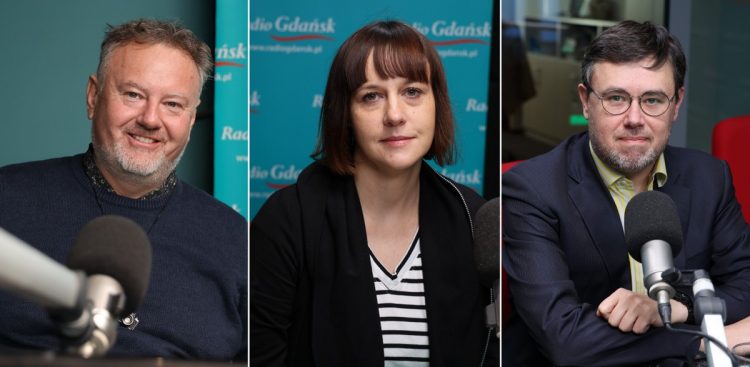 Robert Kwiatek, Anna Dobiegała, Piotr Beniuszys (fot. Radio Gdańsk/Martyna Krawcewicz)